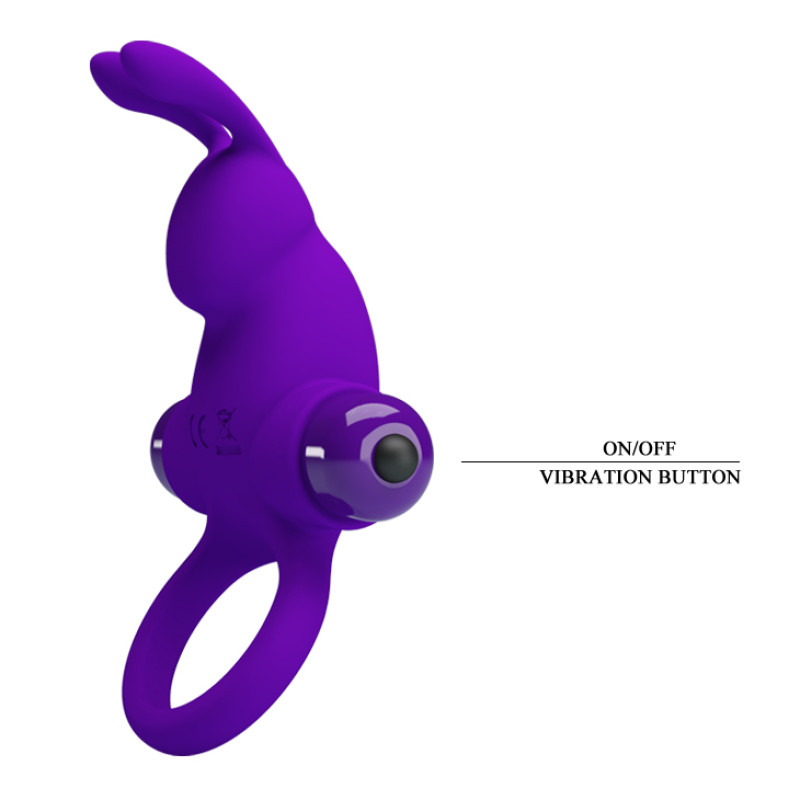 Ерекційне кільце Pretty Love Vibrant Penis Ring I Purple Ерекційне кільце Pretty Love Vibrant Penis Ring I Purple
