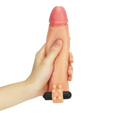 Насадка на член LoveToy Vibrating Nature Extender Add 2