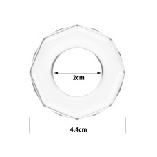 Эрекционное кольцо LoveToy Power Plus Cockring 4 Прозрачное