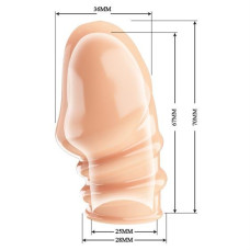 Насадка на член Pretty Love Jeremy Penis Thicker Flesh