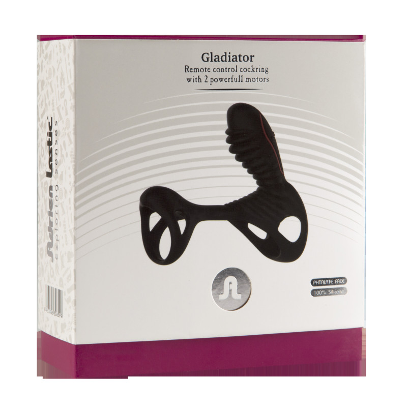 Эрекционное кольцо Adrien Lastic Gladiator с пультом LRS и вибрацией