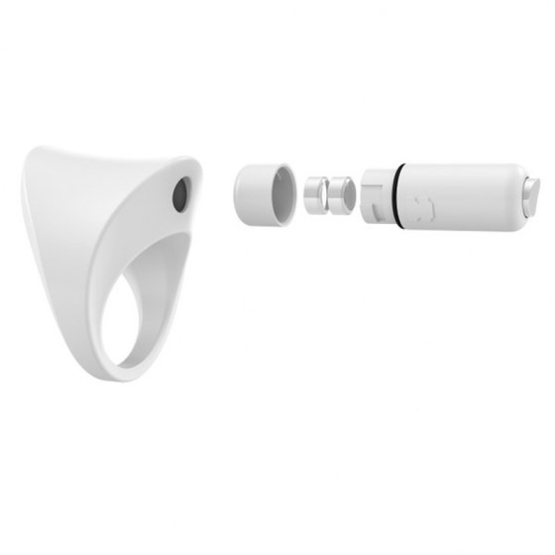 Вибрирующее кольцо OVO B11 Белое