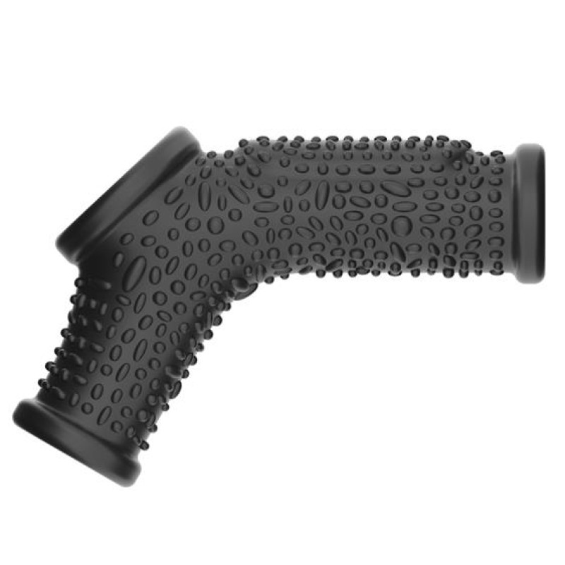 Насадка на член LoveToy Vibrating Drip Knights Ring With Scrotum Sleeve Black Насадка на член LoveToy Vibrating Drip Knights Ring With Scrotum Sleeve Black