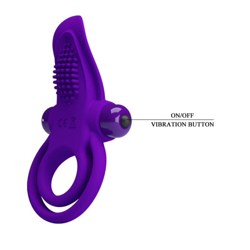 Эрекционное кольцо Pretty Love Vibrant Penis Ring Purple Эрекционное кольцо Pretty Love Vibrant Penis Ring Purple