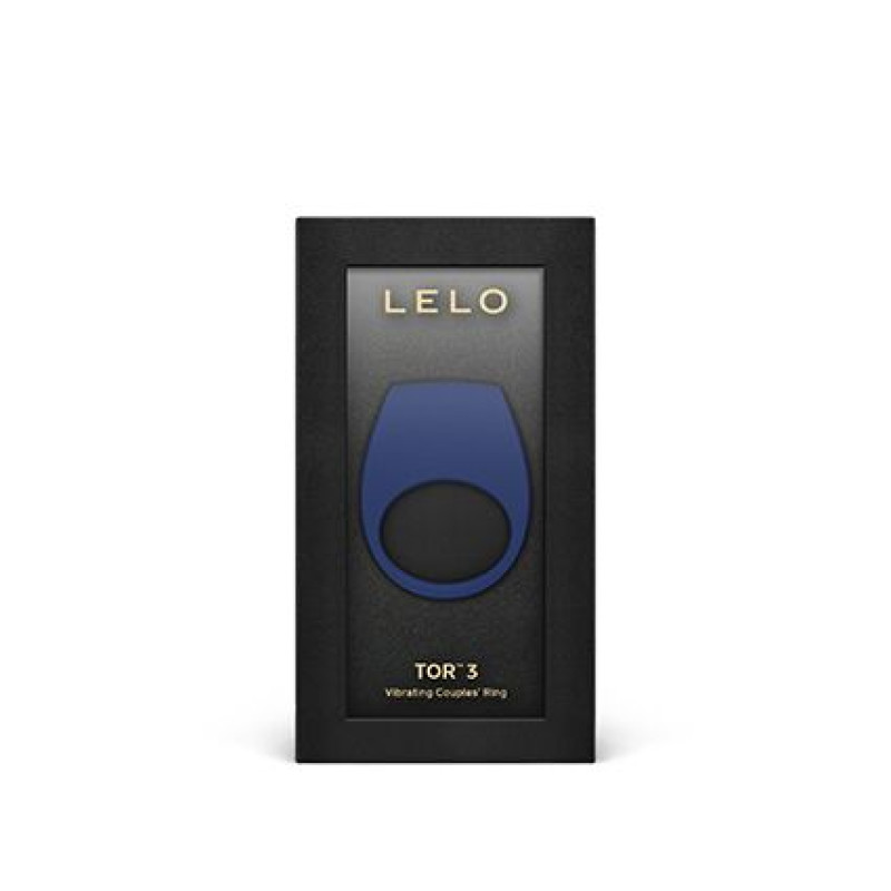 Ерекційне кільце з вібрацією LELO Tor 3 Base Blue, керування зі смартфона Ерекційне кільце з вібрацією LELO Tor 3 Base Blue, керування зі смартфона
