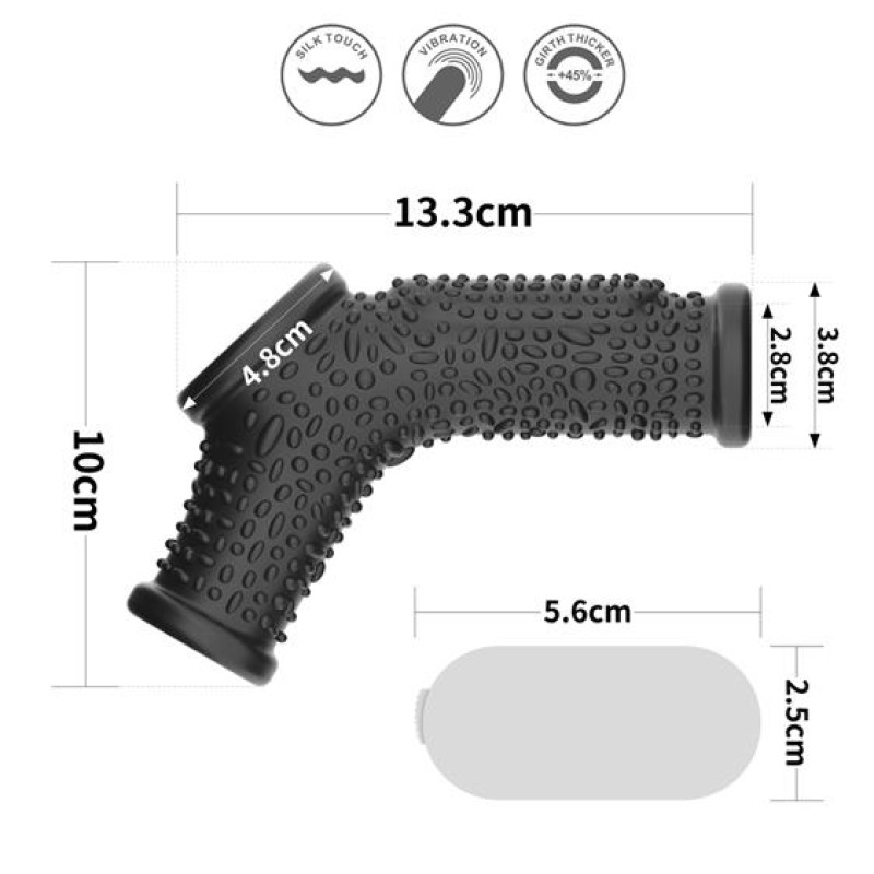 Насадка на член LoveToy Vibrating Drip Knights Ring With Scrotum Sleeve Black Насадка на член LoveToy Vibrating Drip Knights Ring With Scrotum Sleeve Black