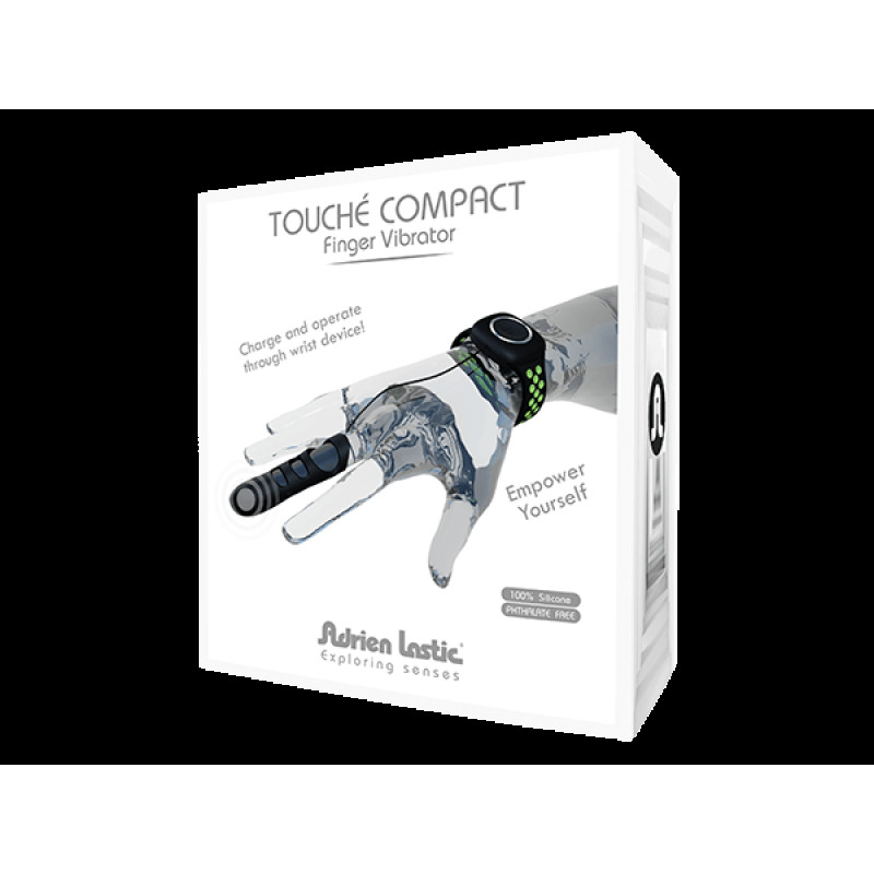Вібратор на палець Adrien Lastic Touche S для глибокої стимуляції з пультом керування на руці Вібратор на палець Adrien Lastic Touche S для глибокої стимуляції з пультом керування на руці