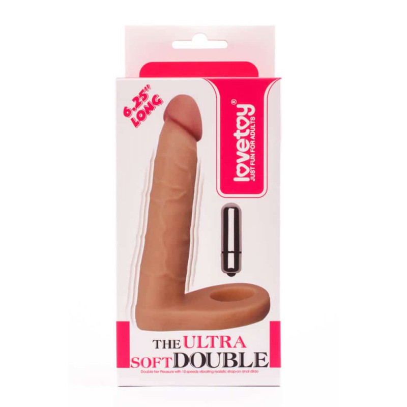 Насадка для подвійного проникнення LoveToy The Ultra Soft Double-Vibrating 2 6,25 Насадка для подвійного проникнення LoveToy The Ultra Soft Double-Vibrating 2 6,25