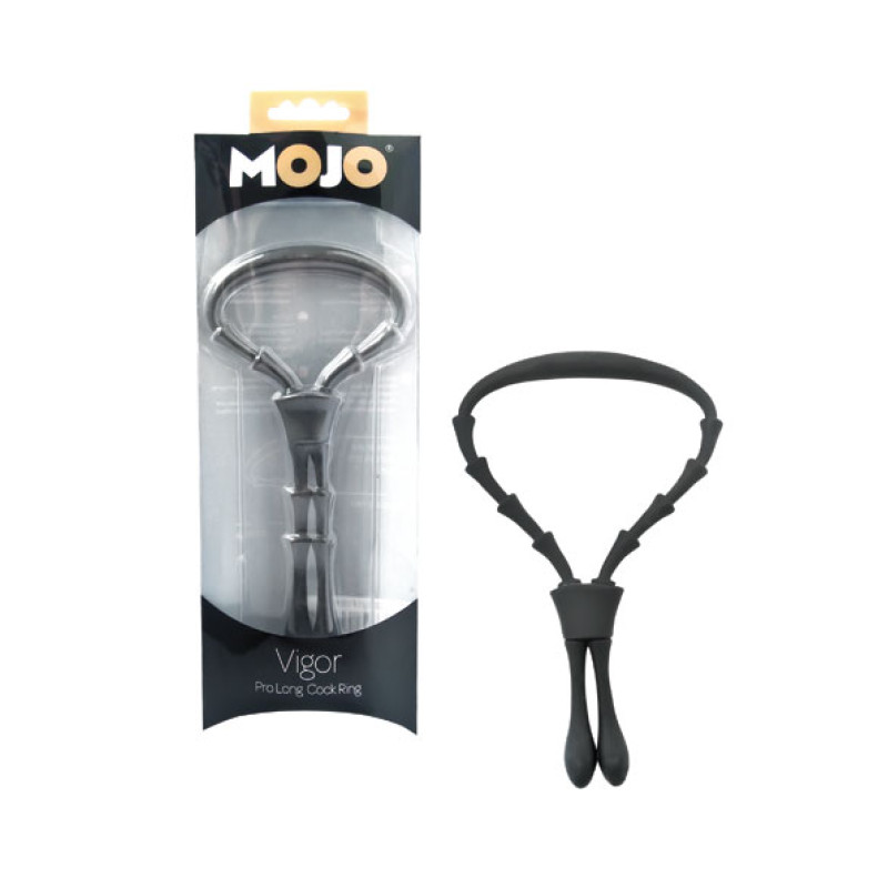 Ерекційна петля Seven Creations Mojo Vigor Cock Ring Чорна Ерекційна петля Seven Creations Mojo Vigor Cock Ring Чорна