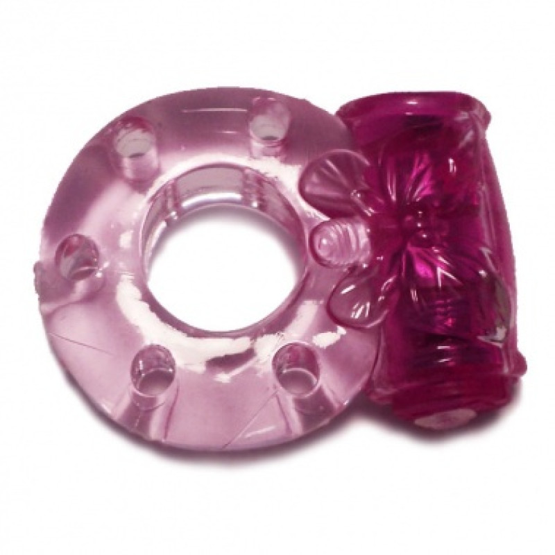Ерекційне кільце LyBaile Vibro ring Рожеве Ерекційне кільце LyBaile Vibro ring Рожеве