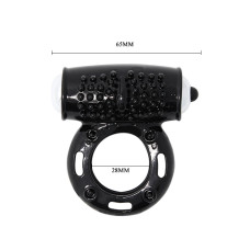 Эрекционное кольцо LyBaile Power Ring 10-functions Черное