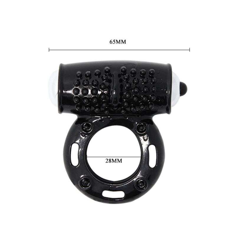 Ерекційне кільце LyBaile Power Ring 10-functions Чорне Ерекційне кільце LyBaile Power Ring 10-functions Чорне