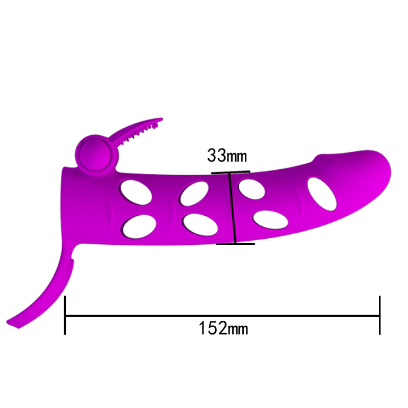 Насадка на член LyBaile Pretty Love 6 Inch Vibrating Penis Sleeve Розовая Насадка на член LyBaile Pretty Love 6 Inch Vibrating Penis Sleeve Розовая