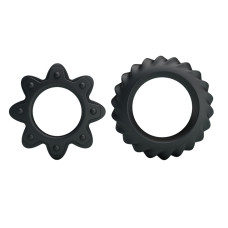 Эрекционные кольца LyBaile Ring Flowering 2x Rings Черные