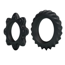 Эрекционные кольца LyBaile Ring Flowering 2x Rings Черные
