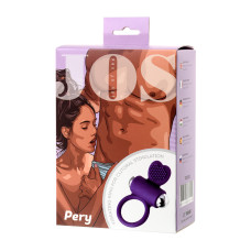 Виброкольцо с ресничками Toyfa JOS PERY 9 см Фиолетовое