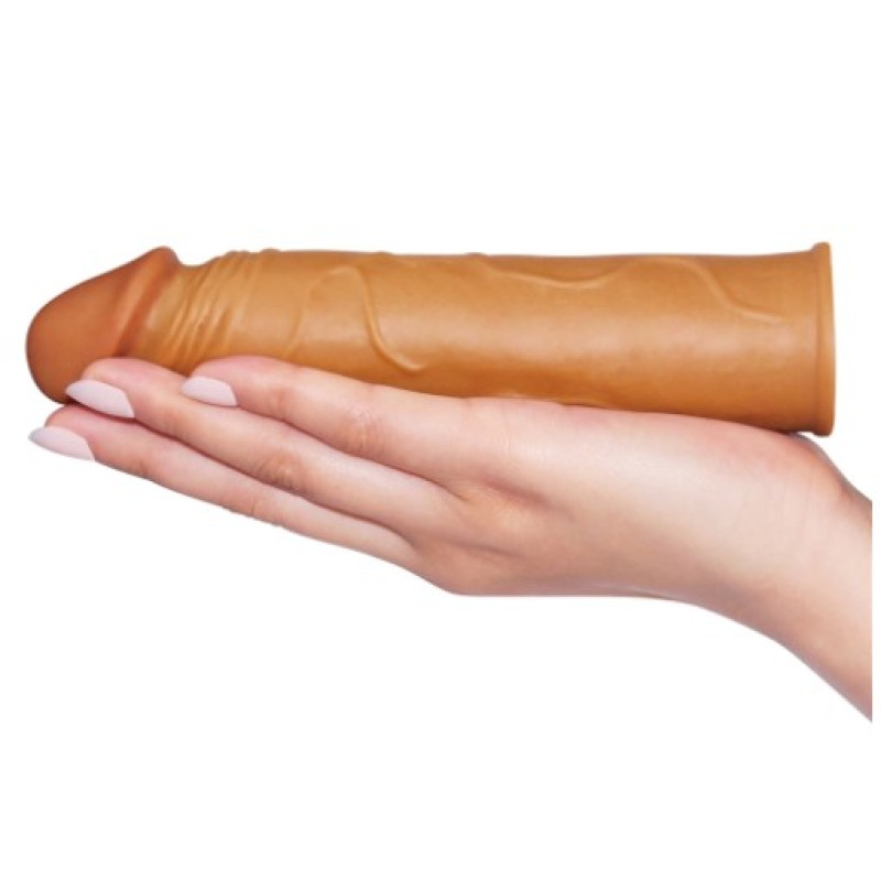 Насадка на член LoveToy Pleasure X-Tender Penis Sleeve Add 1 Brown 154 Насадка на член LoveToy Pleasure X-Tender Penis Sleeve Add 1 Brown 154