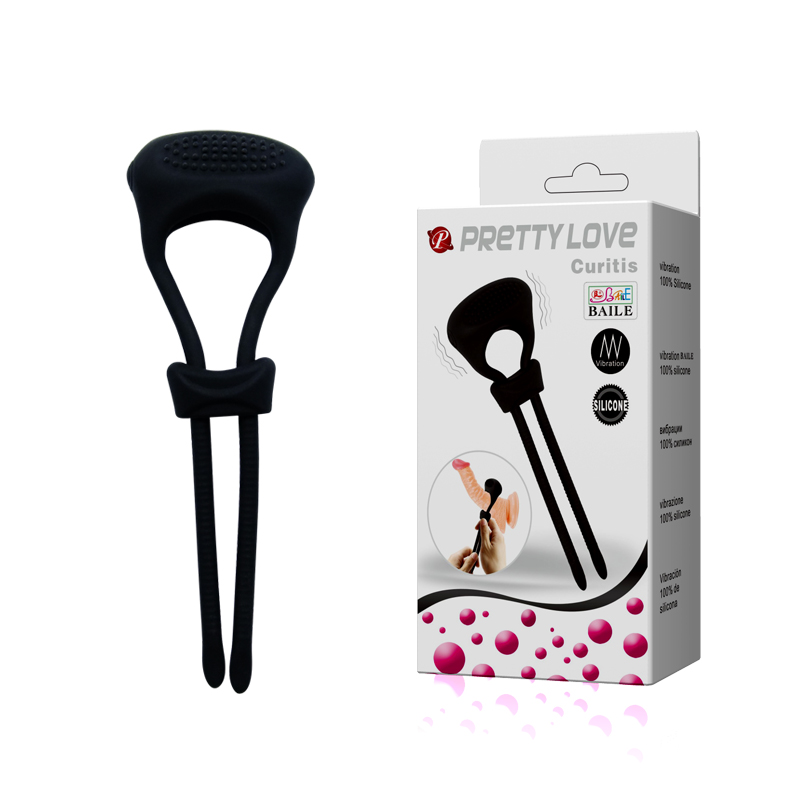 Ерекційна петля Pretty Love Curitis Penis Loop Black Ерекційна петля Pretty Love Curitis Penis Loop Black