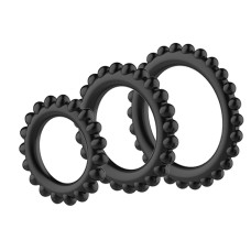 Эрекционные кольца LyBaile TITAN cock ring set Розовое