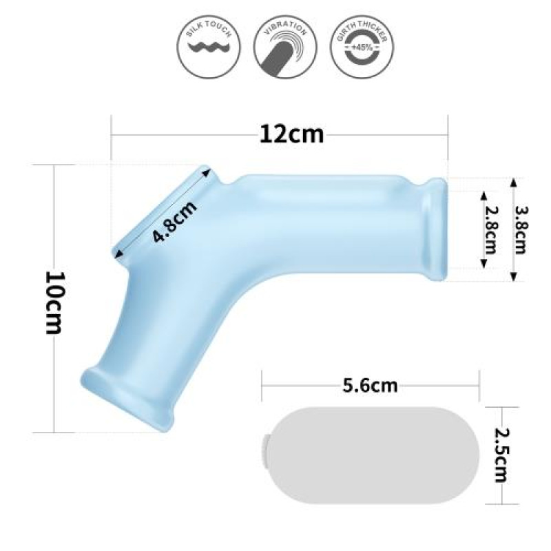 Насадка на член LoveToy Vibrating Silk Knights Ring With Scrotum Sleeve Blue Насадка на член LoveToy Vibrating Silk Knights Ring With Scrotum Sleeve Blue