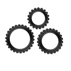 Эрекционные кольца LyBaile TITAN cock ring set Розовое