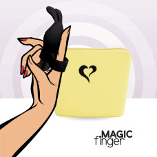 Вибратор на палец FeelzToys Magic Finger Vibrator Черный