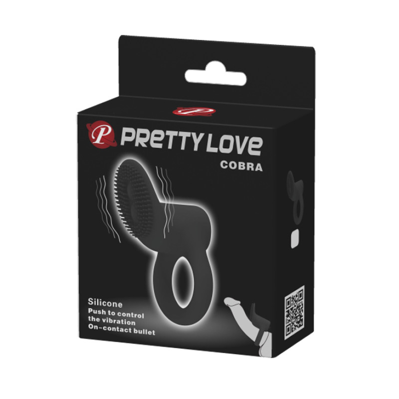 Эрекционное кольцо Pretty Love Cobra Penis Ring Black Эрекционное кольцо Pretty Love Cobra Penis Ring Black