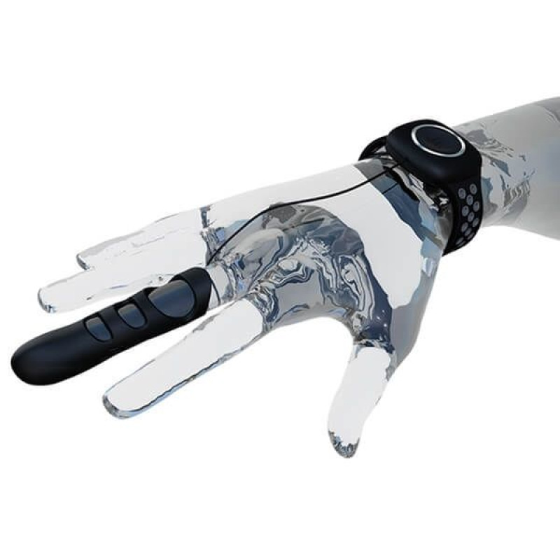 Вібратор на палець Adrien Lastic Touche L для глибокої стимуляції з пультом керування на руці Вібратор на палець Adrien Lastic Touche L для глибокої стимуляції з пультом керування на руці