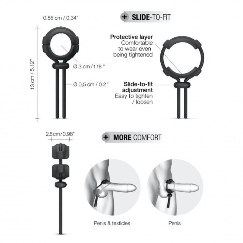 Регулируемое эрекционное кольцо Marc Dorcel FIT RING Регулируемое эрекционное кольцо Marc Dorcel FIT RING