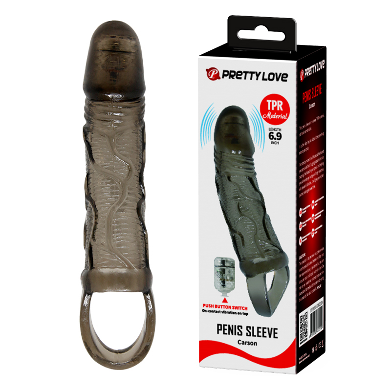 Насадка на пенис LyBaile Penis extended Sleeve On-contact vibration on top Насадка на пенис LyBaile Penis extended Sleeve On-contact vibration on top