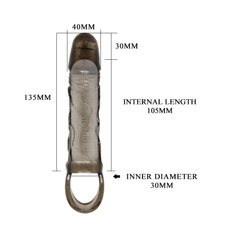Насадка на пенис LyBaile Penis extended Sleeve On-contact vibration on top Насадка на пенис LyBaile Penis extended Sleeve On-contact vibration on top