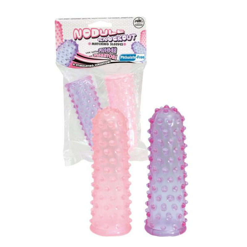 Насадки пальчиковые NMC Finger Sleeves Розовый/Сиреневый Насадки пальчиковые NMC Finger Sleeves Розовый/Сиреневый