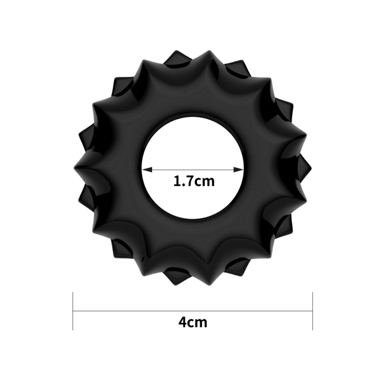 Эрекционное кольцо LoveToy Power Plus Cockring Черное
