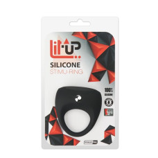 Ерекційне кільце Dreamtoys Lit-Up Silicone Stimu Ring 7 Чорне