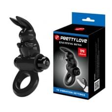 Эрекционное кольцо Pretty Love Exciting Ring Black