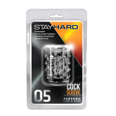 Насадка на член Blush Stay Hard Cock Sleeve 05 Прозрачная