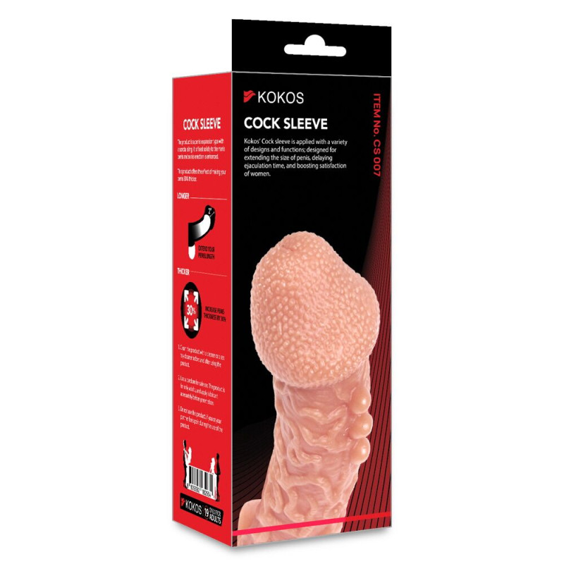 Насадка на член Kokos Cock Sleeve CS 007 M Насадка на член Kokos Cock Sleeve CS 007 M