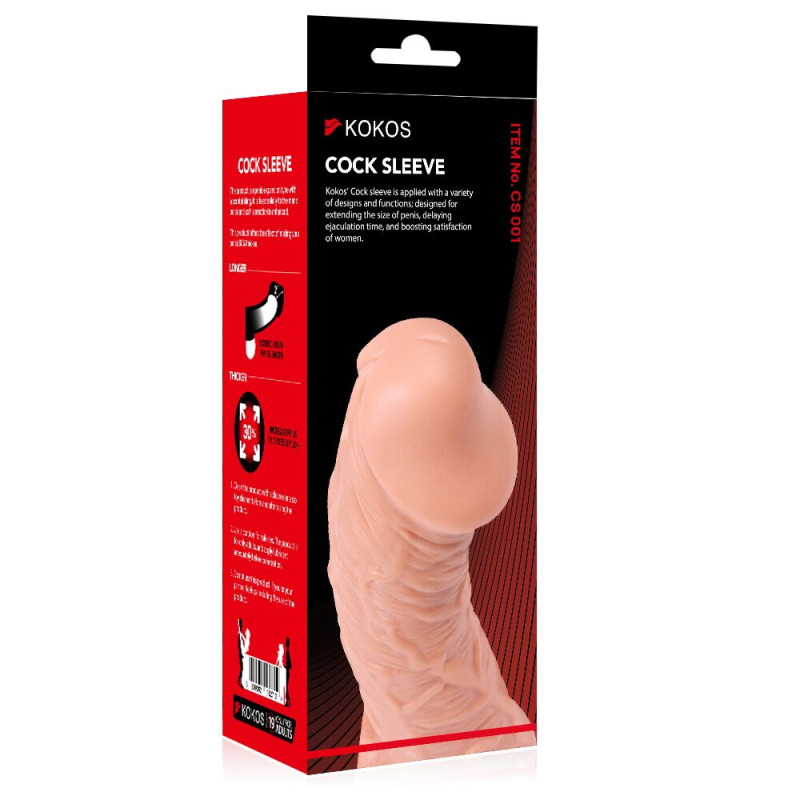 Насадка на член Kokos Cock Sleeve CS 001 M Насадка на член Kokos Cock Sleeve CS 001 M