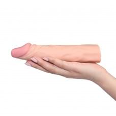 Насадка на член LoveToy Pleasure X-Tender Add 2 Тілесна LV1053