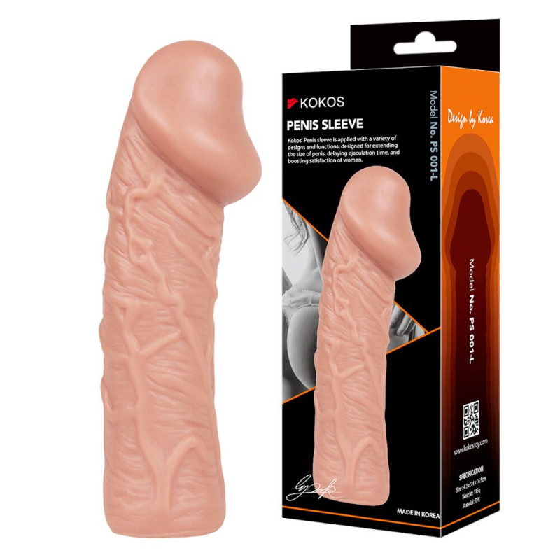 Насадка на член Kokos Penis Sleeve PS 001 L Насадка на член Kokos Penis Sleeve PS 001 L