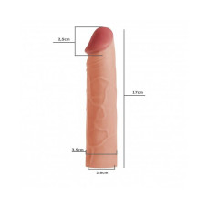 Насадка на пенис LoveToy Pleasure X-Tender Penis Sleeve #1