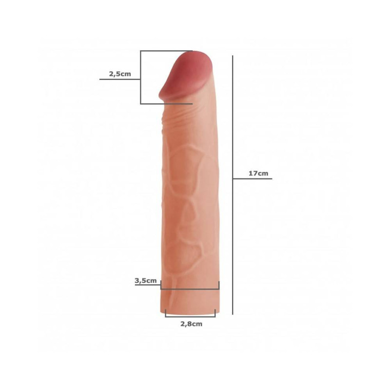 Насадка на пенис LoveToy Pleasure X-Tender Penis Sleeve #1 Насадка на пенис LoveToy Pleasure X-Tender Penis Sleeve #1