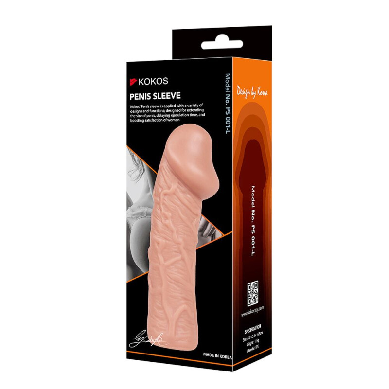 Насадка на член Kokos Penis Sleeve PS 001 L Насадка на член Kokos Penis Sleeve PS 001 L