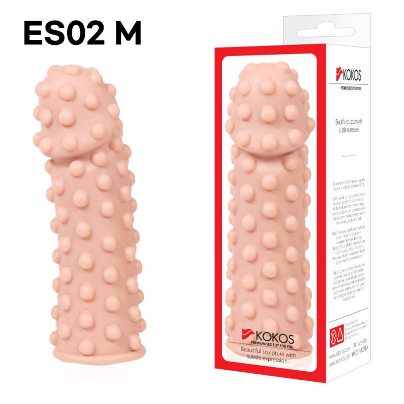 Насадка на член Kokos Extreme Sleeve ES.02 размер M Насадка на член Kokos Extreme Sleeve ES.02 размер M