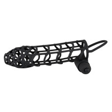 Насадка на член Black Velvets Silicone Sleeve M Черная