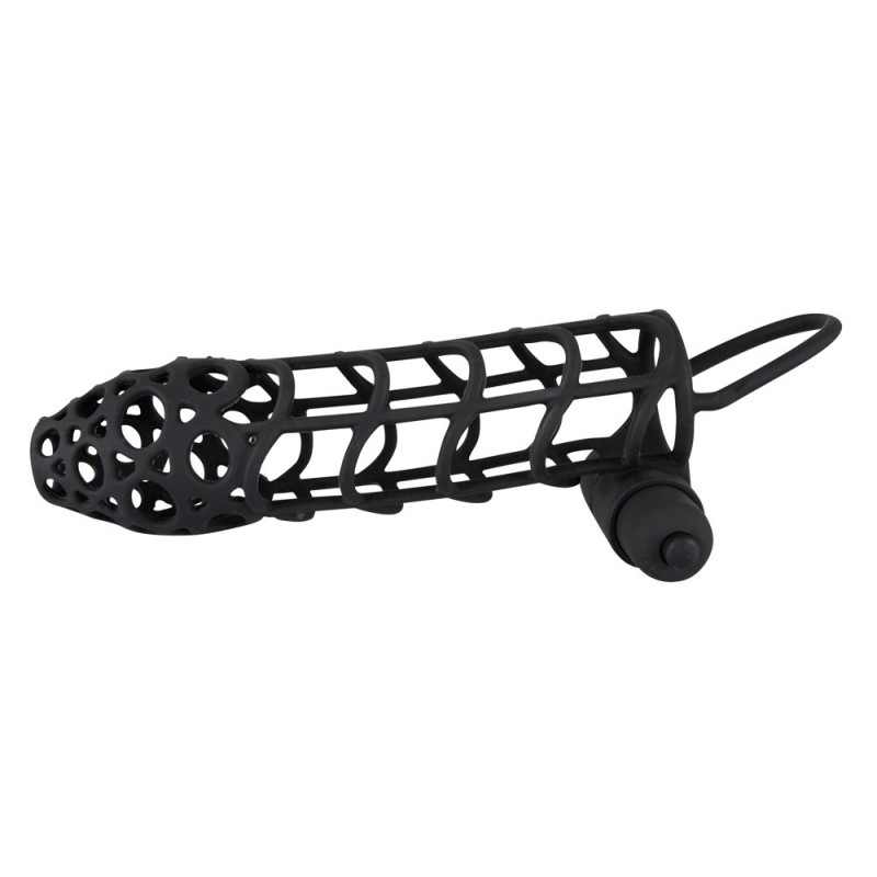 Насадка на член Black Velvets Silicone Sleeve M Черная