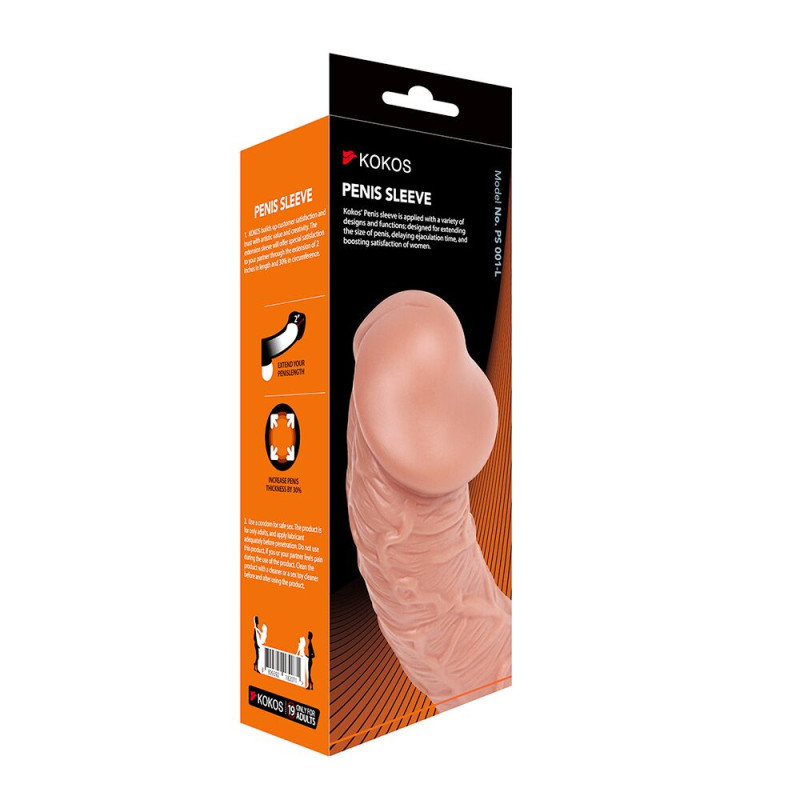 Насадка на член Kokos Penis Sleeve PS 001 L Насадка на член Kokos Penis Sleeve PS 001 L