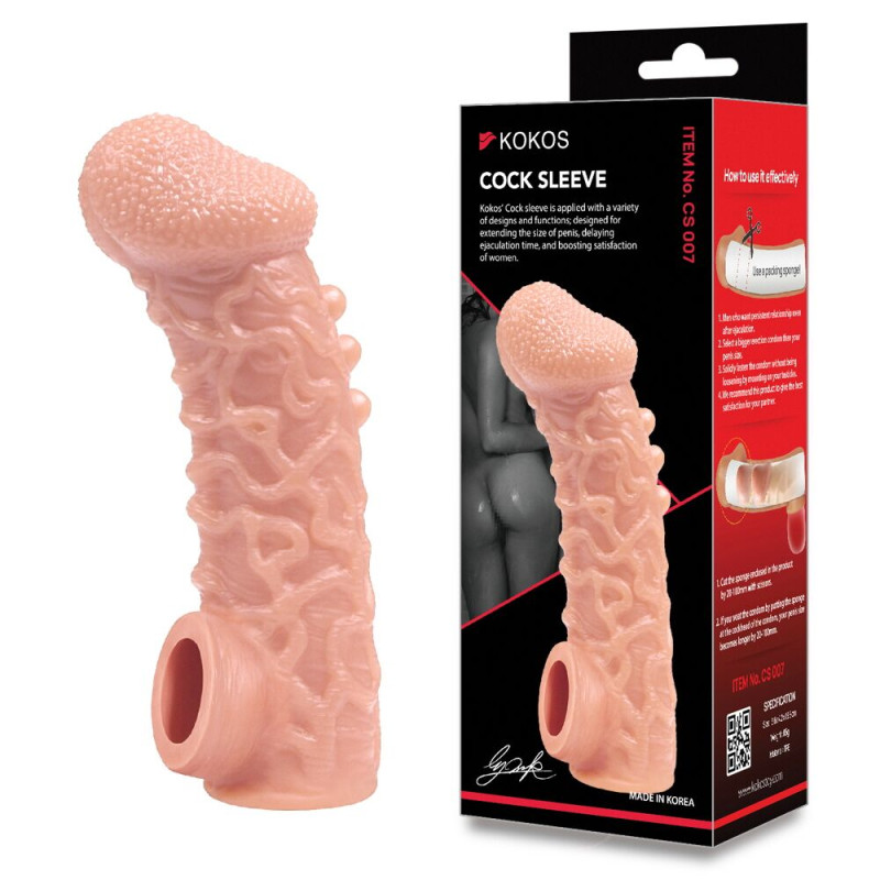 Насадка на член Kokos Cock Sleeve CS 007 M Насадка на член Kokos Cock Sleeve CS 007 M
