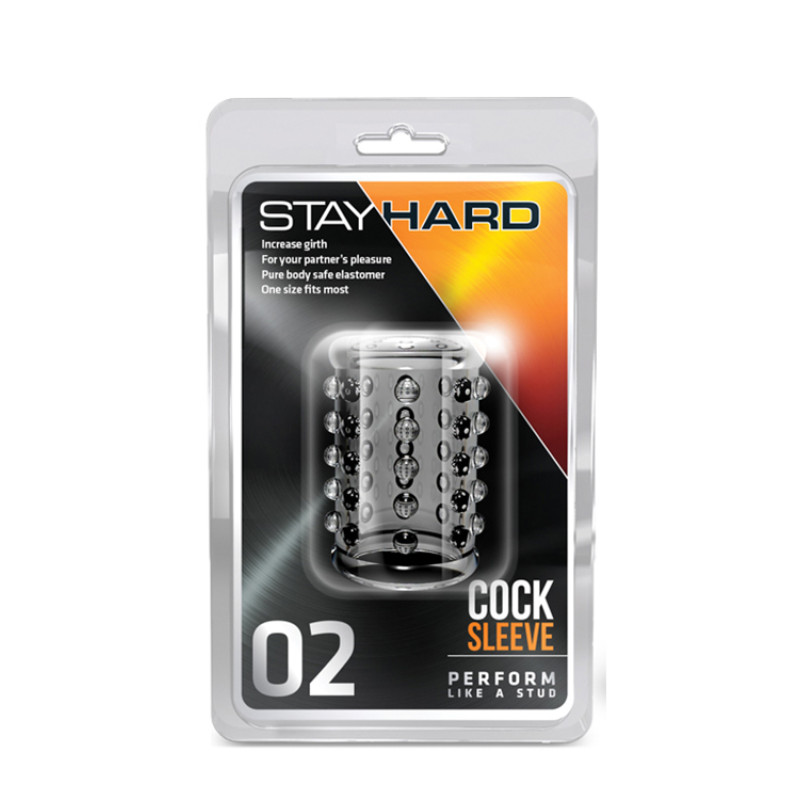 Насадка Blush Stay Hard Cock Sleeve 02 Прозрачная Насадка Blush Stay Hard Cock Sleeve 02 Прозрачная