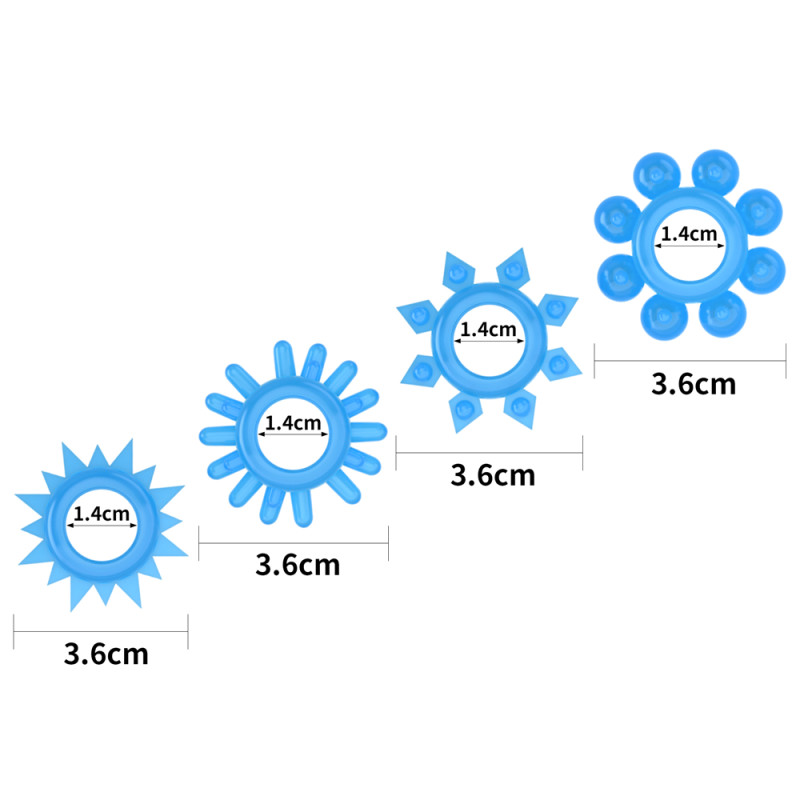 Набор эрекционных колец LoveToy Lumino Play Penis Ring 825 Набор эрекционных колец LoveToy Lumino Play Penis Ring 825